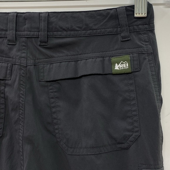 REI Co-Op‎ Convertible Cargo Pants Youth M 10-12 Dark Gray Outdoor Hiking - Picture 9 of 10